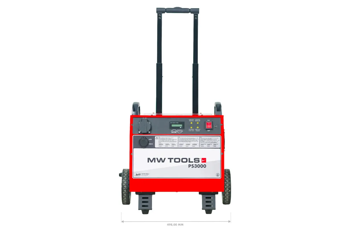 Power station 230 V 2405 Wh 3.5 kW industrieel met trolley MW Tools