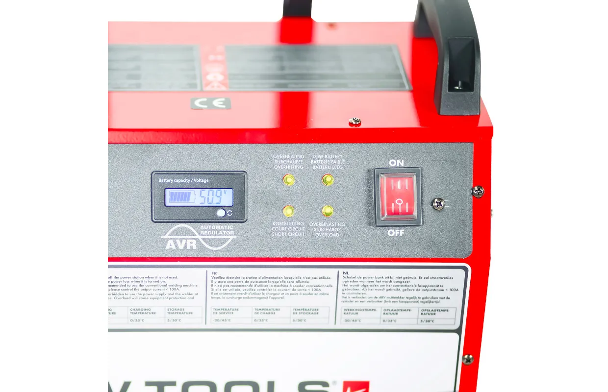 Power station 230 V 2405 Wh 3.5 kW industrieel met trolley MW Tools