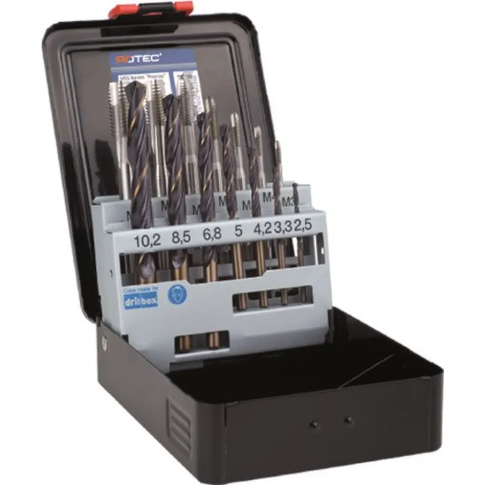 Rotec 7+7 dlg. Cass. Machinetappen + Preciseboren