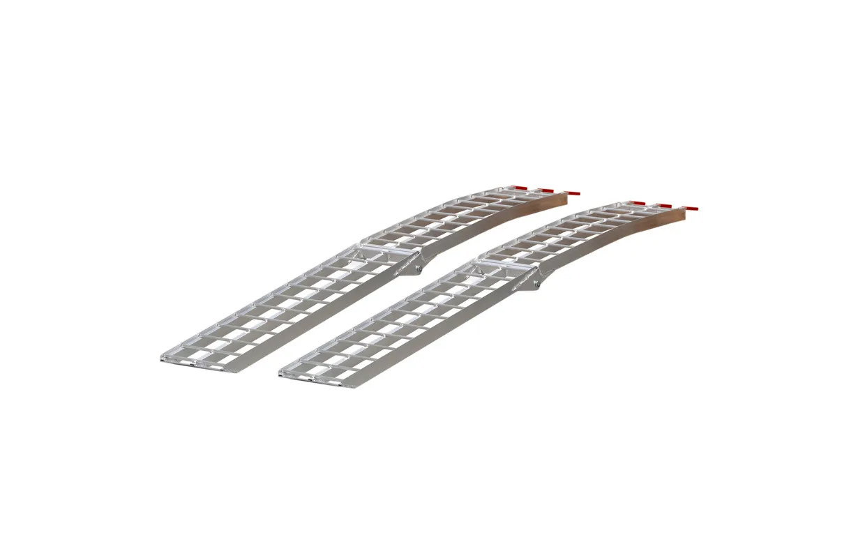 Set open oprijplaten aluminium 680kg 2230 x 280mm inklapbaar bruikbare breedte 275mm MW Tools