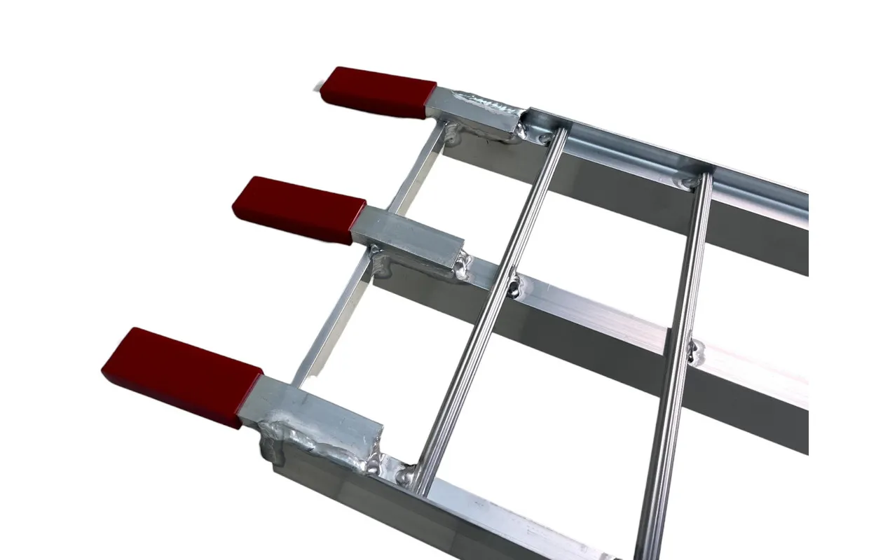 Set open oprijplaten aluminium 680kg 2230 x 280mm inklapbaar bruikbare breedte 275mm MW Tools