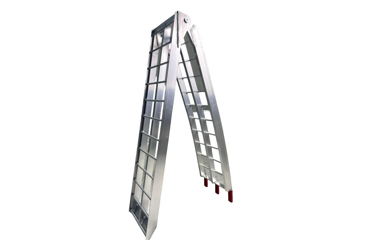 Set open oprijplaten aluminium 680kg 2230 x 280mm inklapbaar bruikbare breedte 275mm MW Tools