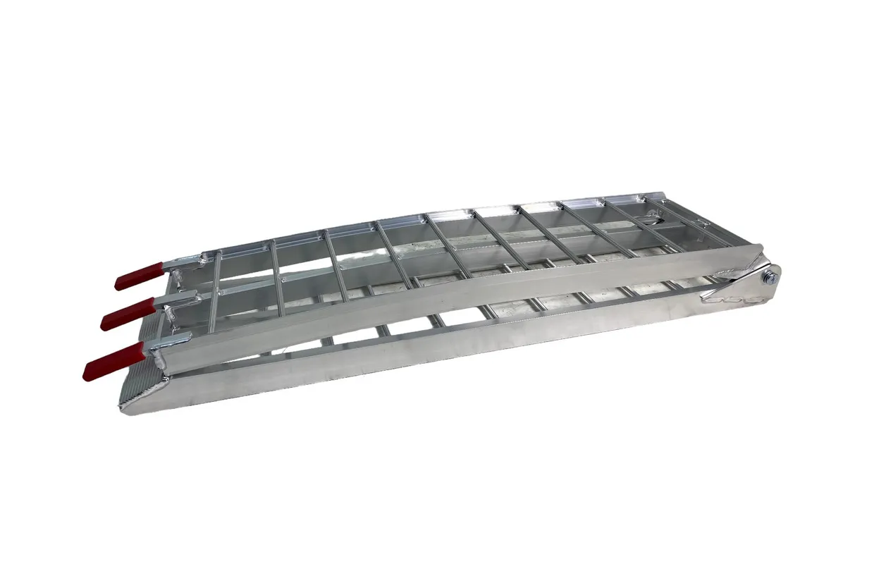 Set open oprijplaten aluminium 680kg 2230 x 280mm inklapbaar bruikbare breedte 275mm MW Tools